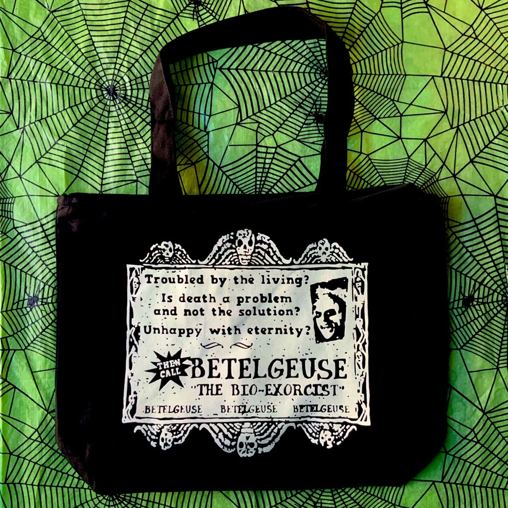 Beetlejuice Tote